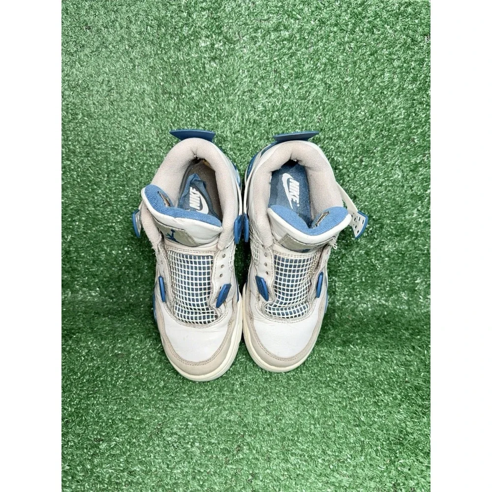 Air Jordan 4 Retro GS Military Blue 2024 HF4281-141 Boys Size 3.5Y Womens Size 5